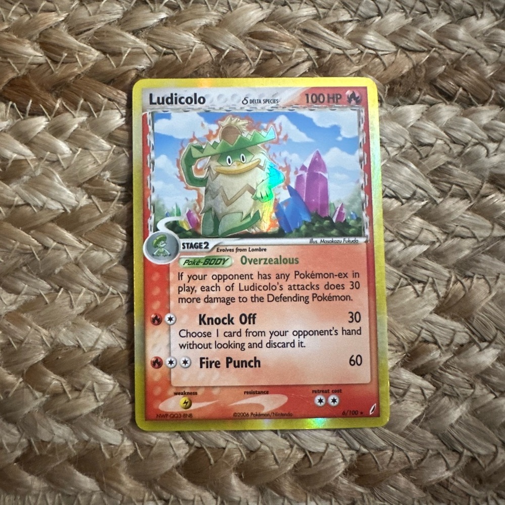 Ludicolo Delta Species Reverse Holo Pokemon Card